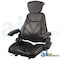 A & I Products Seat, F20 Series, Slide Track / Armrest / Headrest / Black Vinyl 22" x22" x14" A-F20ST105 - alternate 1